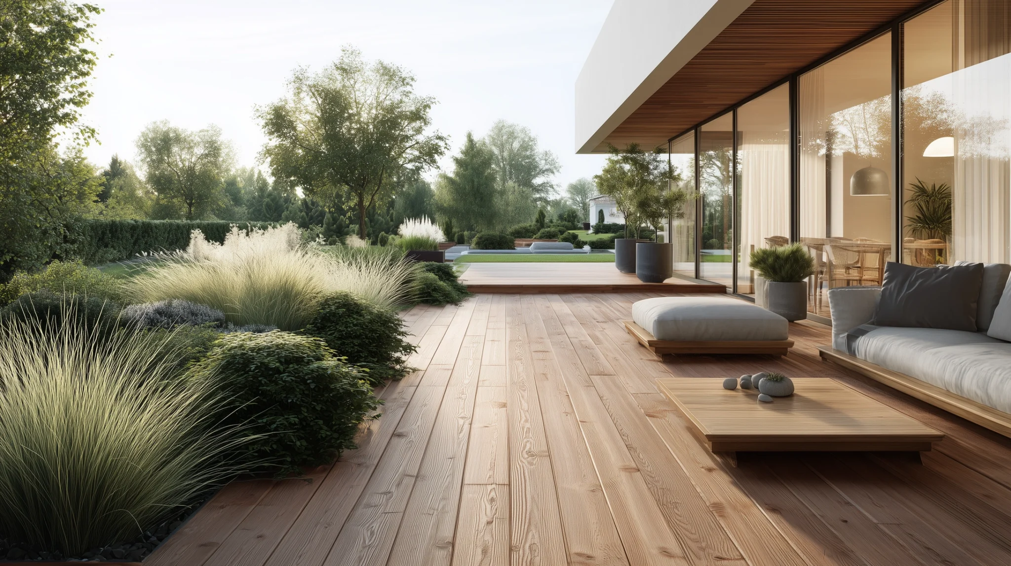 zdjęcie - Deski tarasowe z drewna iglastego