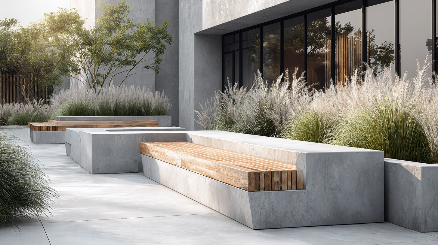 zdjęcie - Ławki betonowe